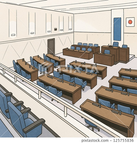 上尾市議會廳全景 125755836