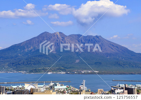 櫻島近景（鹿兒島縣鹿兒島市） 125756557