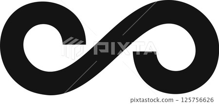 Infinity symbol, a continuous loop representing eternity, boundless potential, and endless possibilities, embodies concepts of limitless expansion and continuity Infinity symbol, a continuous loop representing eternity, boundless potential, and endless possibilities, embodies concepts of limitless expansion and continuity 125756626