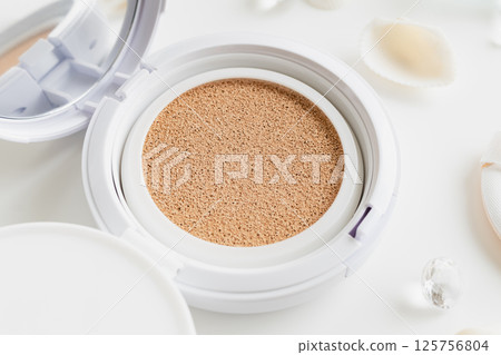 Summer cosmetics: Cushion foundation Summer cosmetics: Cushion foundation 125756804