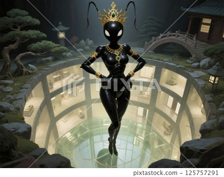 類似螞蟻的外星生物 Mankhnawab 蟻後和蟻巢 類似螞蟻的外星生物 Mankhnawab 蟻後和蟻巢 125757291