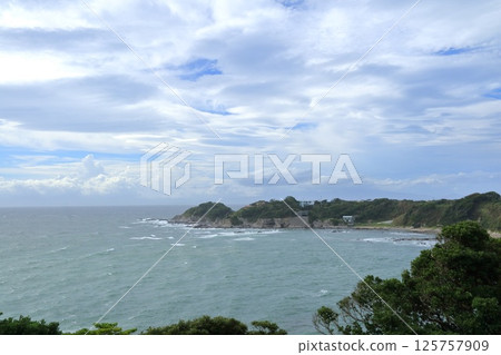 View of Araki Coast from Soleil Hill in Yokosuka, Kanagawa Prefecture View of Araki Coast from Soleil Hill in Yokosuka, Kanagawa Prefecture 125757909