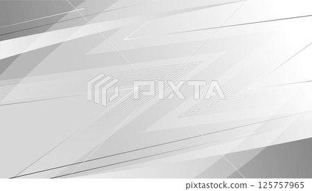 White abstract geometric shape background design 125757965