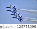 Blue Angels flying in formation 125758096