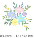 Illustration of flower bouquet 125758166