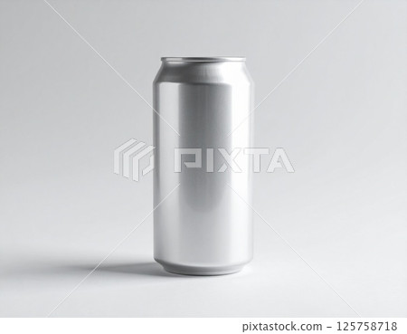 Aluminum can beverage mockup (diagonal view) 125758718