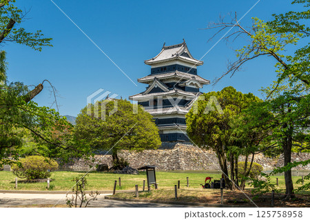 Scenery of Matsumoto Castle Scenery of Matsumoto Castle 125758958