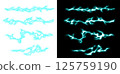 Lightning effect_blue_horizontal line 125759190