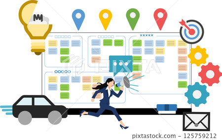 開展新業務的插圖 125759212