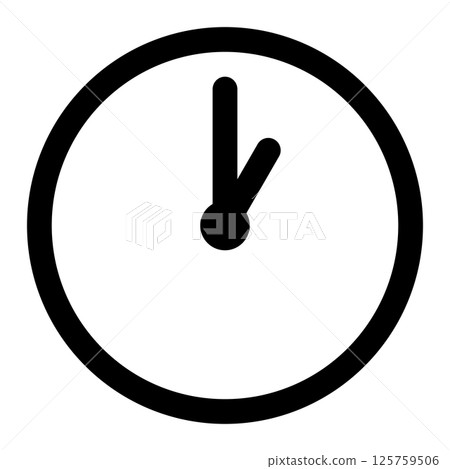 one o'clock icon one o'clock icon 125759506