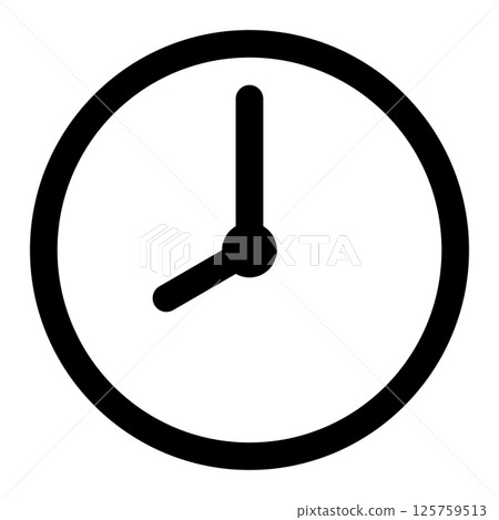 eight o'clock icon 125759513