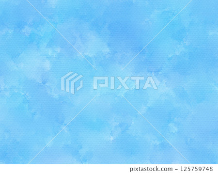 Refreshing blue watercolor background texture blurred blue 125759748