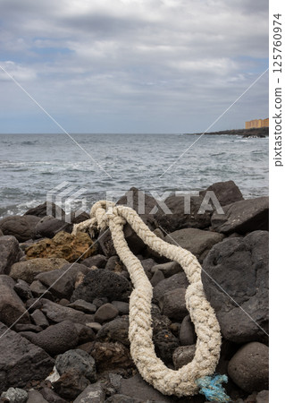 Rocky coast of Atlantic ocean, Gran Canaria, Spain Rocky coast of Atlantic ocean, Gran Canaria, Spain 125760974