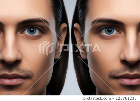 Men with the same face 125761235