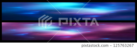 Vector illustration of vivid visual disturbances with the effect of pixel shift 125763267