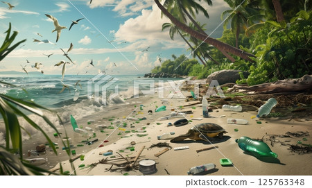 Plastic Pollution Of The Environment Plastic Pollution Of The Environment 125763348