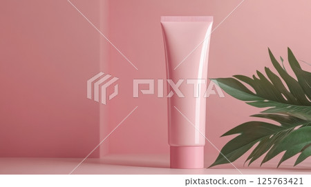 Product Design Mockup On A Cosmetic Tube 125763421
