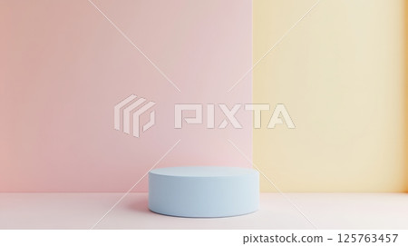 Branding Presentation Mockup with Podium 125763457