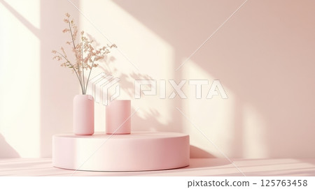 Branding Presentation Mockup with Podium 125763458