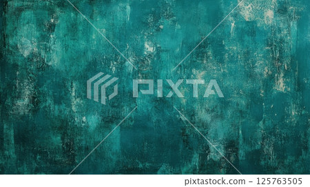 Teal Texture Grunge Abstract Background 125763505