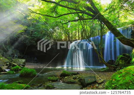 鍋瀑布燈飾（熊本縣小國町） 125764735