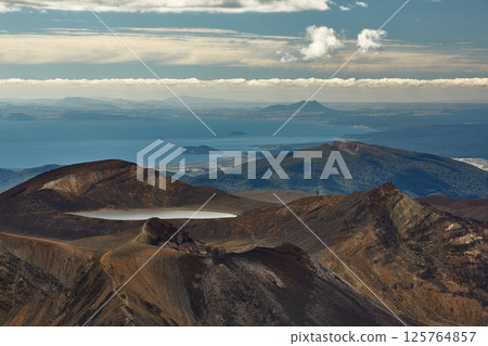 Tongariror National Park amazing landscape scenery Tongariror National Park amazing landscape scenery 125764857