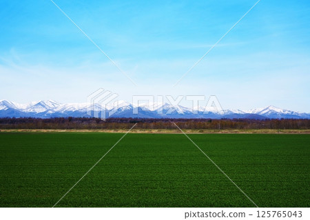 Spring Hidaka Mountains Hokkaido 125765043
