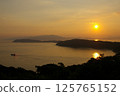 Kada sunset seen from the observation deck 125765152