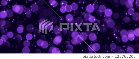 Purple bokeh with stars and sparkles, shiny overlay decoration isolated on grey background. Purple bokeh with stars and sparkles, shiny overlay decoration isolated on grey background. 125765203