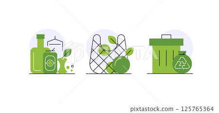 Reduce, reuse, recycle. Eco-friendly rules Reduce, reuse, recycle. Eco-friendly rules 125765364