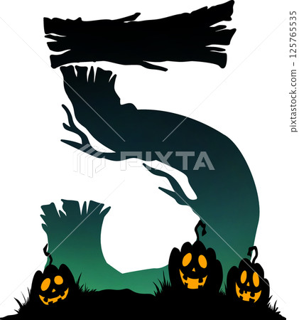 Spooky Halloween Tree Number 5 Spooky Halloween Tree Number 5 125765535