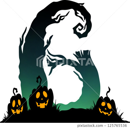 Spooky Halloween Tree Number 6 Spooky Halloween Tree Number 6 125765536