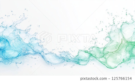 Transparent water splash and bubbles background Transparent water splash and bubbles background 125766154