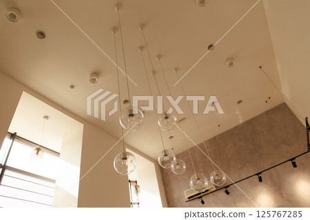 Minimalist Coffee and Modern Workspace Aesthetic 125767285