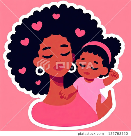 Mother and Child Embrace for Mothers day with Generative AI. Mother and Child Embrace for Mothers day with Generative AI. 125768530