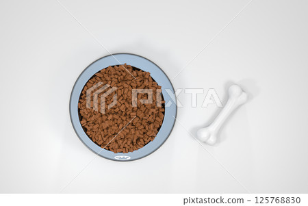 isolated, plate, dish 125768830