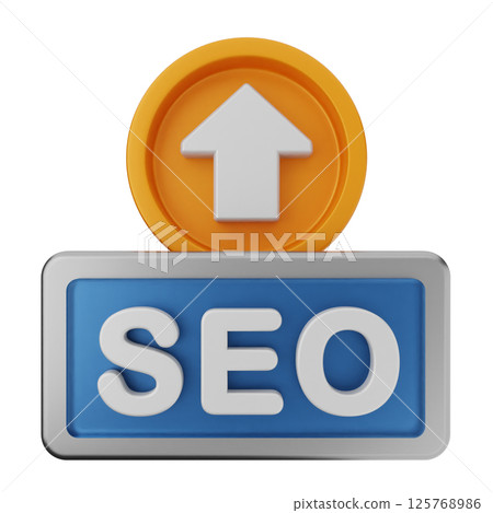 3d search engine optimization icon 3d search engine optimization icon 125768986