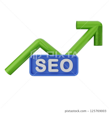 3d search engine optimization icon 125769003