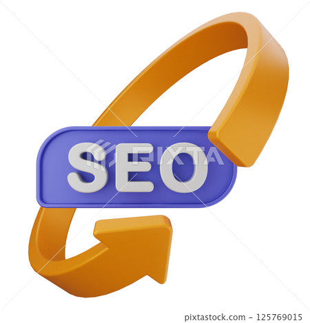 3d search engine optimization icon 3d search engine optimization icon 125769015