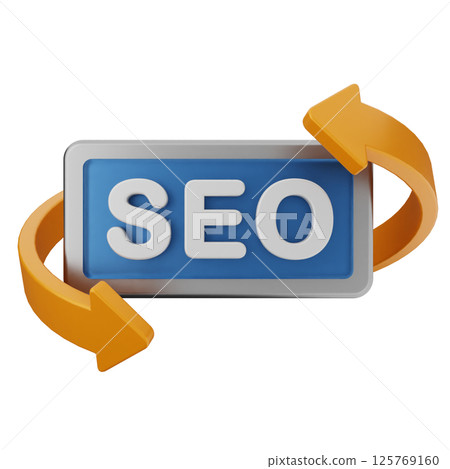 3d search engine optimization icon 3d search engine optimization icon 125769160