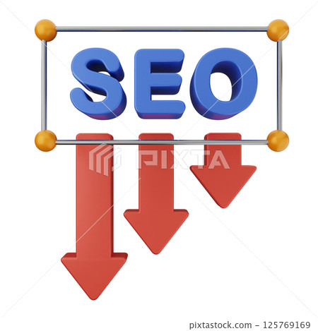 3d search engine optimization icon 3d search engine optimization icon 125769169