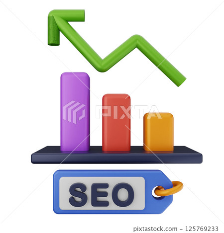 3d search engine optimization icon 3d search engine optimization icon 125769233