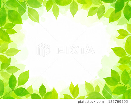 新鮮的綠葉複製空間 新鮮的綠葉複製空間 125769393
