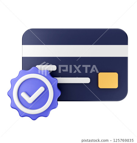 3d verification check mark approve credit card payment 3d verification check mark approve credit card payment 125769835