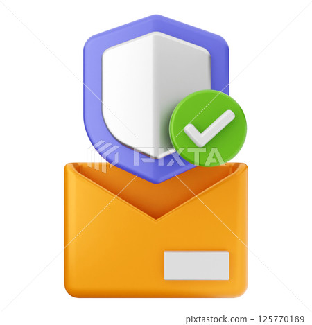 3d security system protection safety firewall 125770189