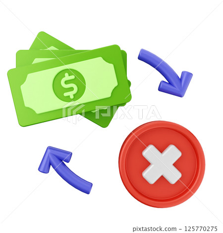 3d money investment icon 125770275