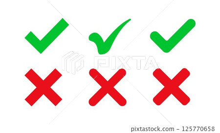 mark, tick, check 125770658