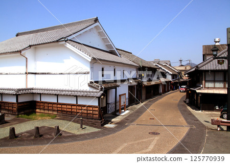 The charming, retro streetscape of Buzen Kaido in Yamaga City, Kumamoto Prefecture (Sōmon area) 125770939