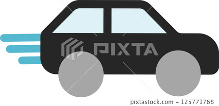 汽車圖形素材插圖 汽車圖形素材插圖 125771768