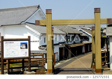 熊本縣山鹿市豐前街道（曾門地區）的迷人復古街景 125772331